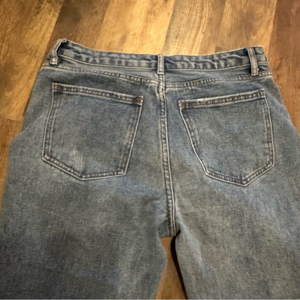 Wishlist Straight Leg Distressed Jeans sz Large - Picture 5 of 8